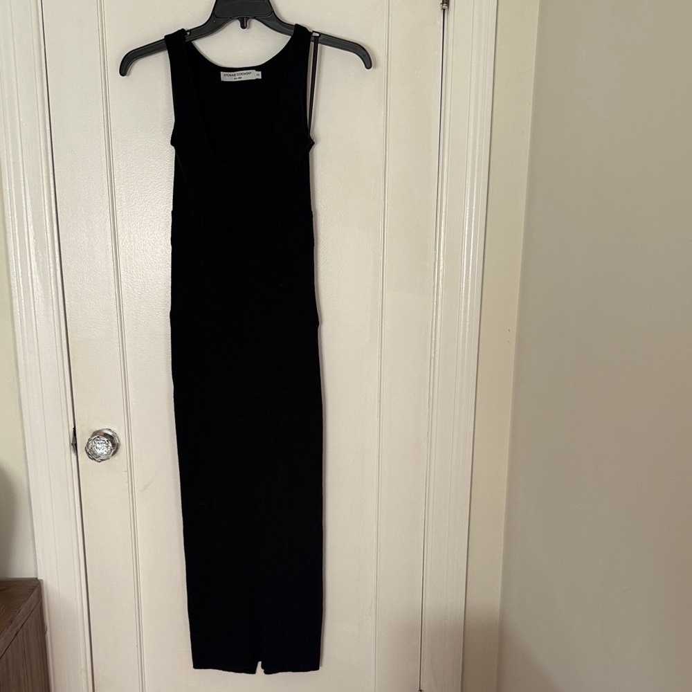 Opening Ceremony Black Sleeveless Knit Maxi Dress - , Classic Minimal Size Small